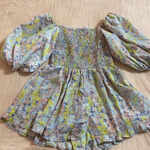 Petite floral romper